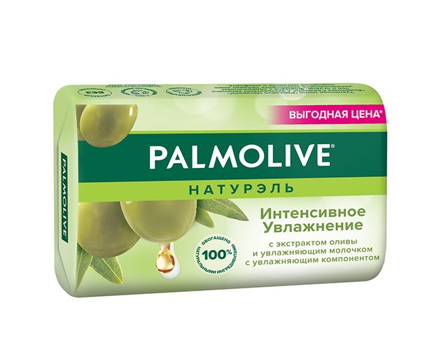 Palmolive მყარი საპონი ალოე და ზეთისხილი 150გრ